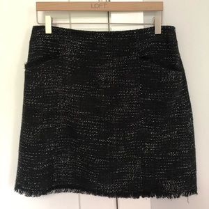 Loft Size 10 tweed skirt